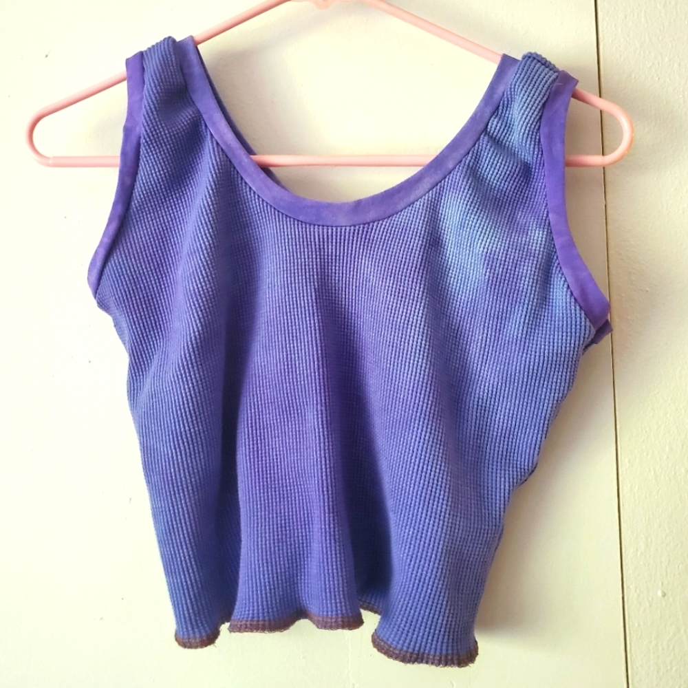 OOAK hemp thermal crop top